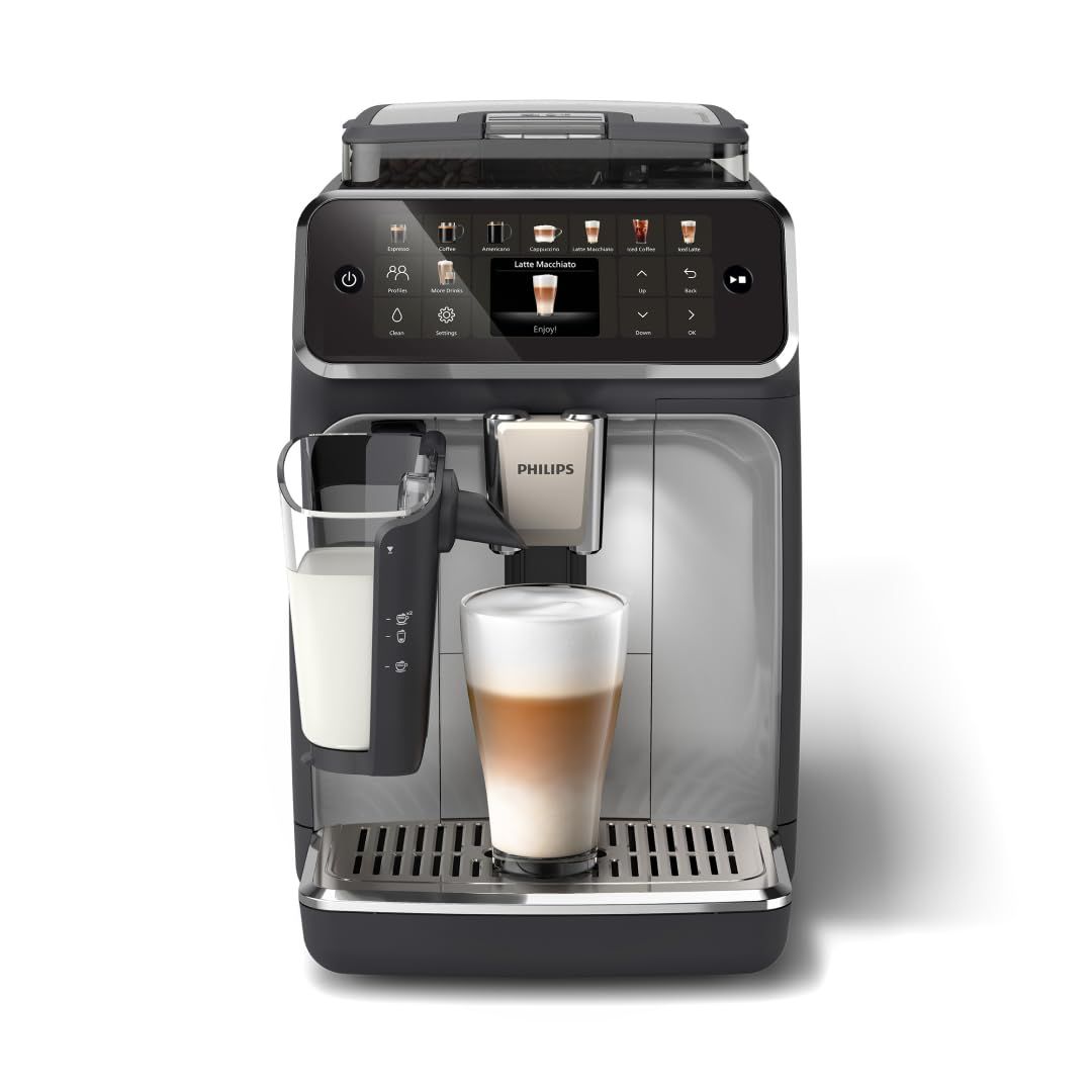 Philips 5500 Series Fully Automatic Espresso Machine – 20 Hot &amp; Iced Coffees, Quick-to-Clean LatteG…