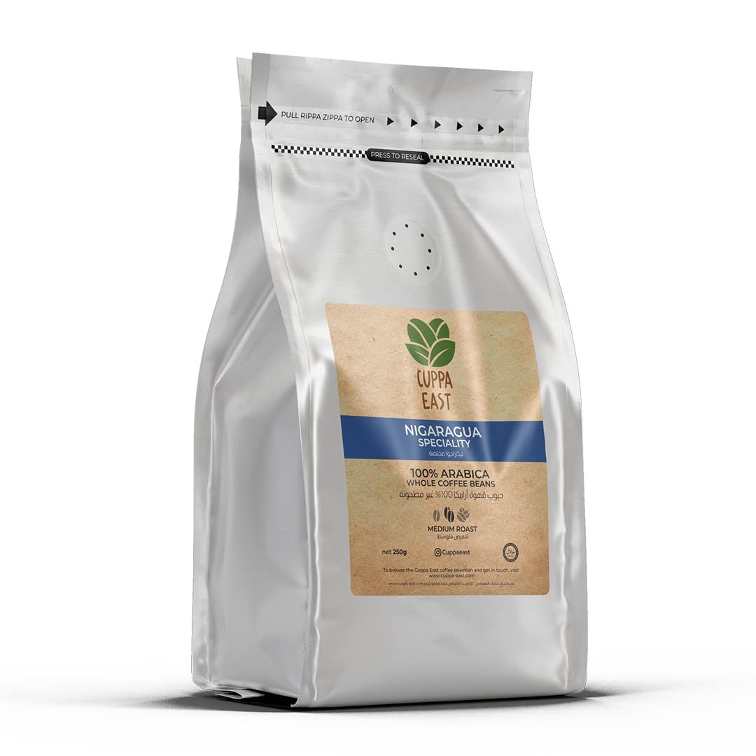 Cuppa East Nicaragua Specialty Coffee, 100% Arabica Beans, Medium Roast, Creamy Buttery Hazelnut &amp; …