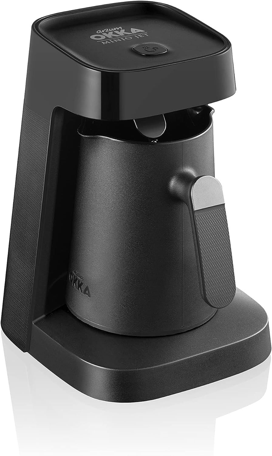 Arzum OKKA MINIO JET TURKISH OFFEE MACHINE (CHROME) OK0017-K, BLACK/CHROME-1 years manufacturer's w…