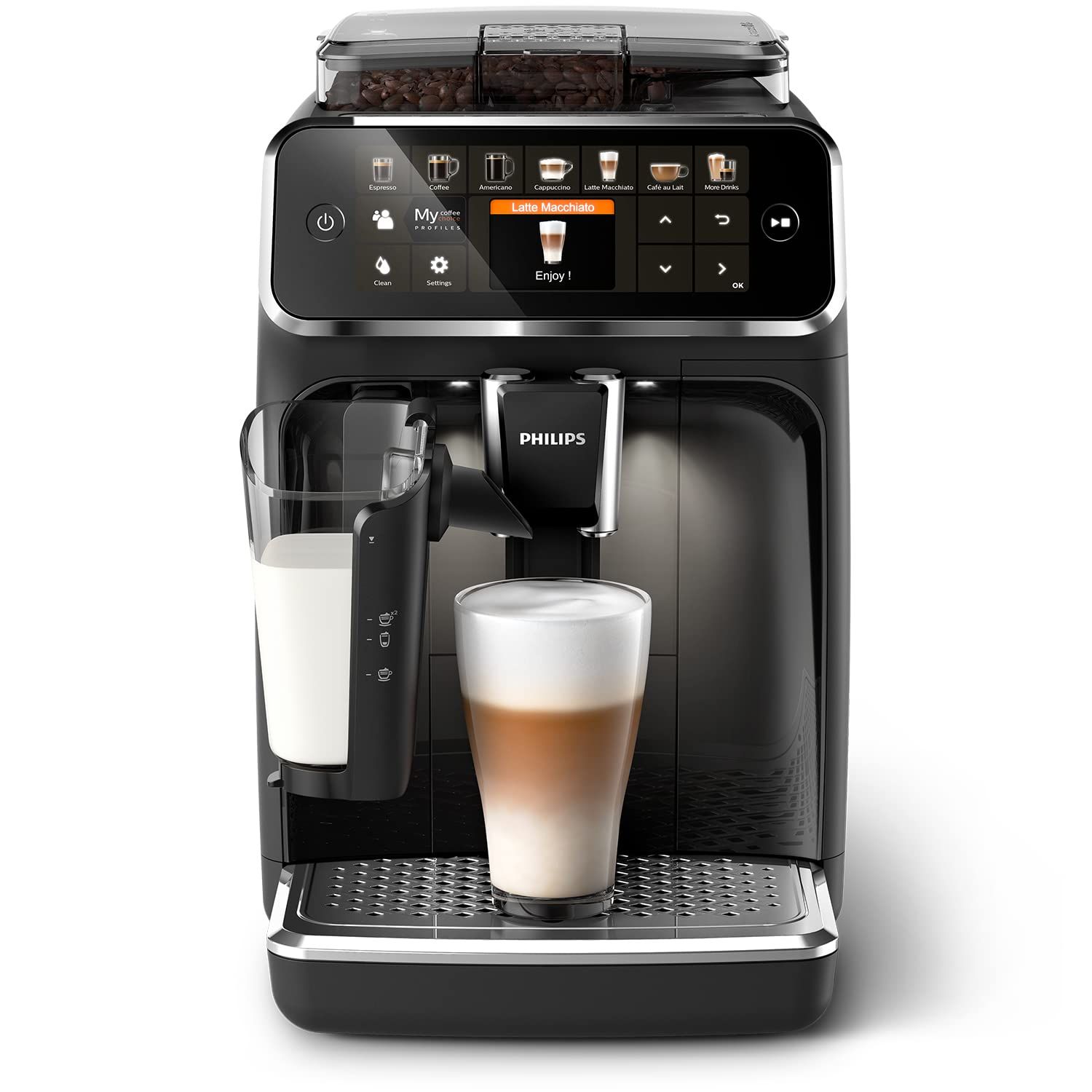 Philips 5400 Series Espresso Machine - Coffee Bean - LatteGo Milk Frother, 12 Coffee Specialities, …