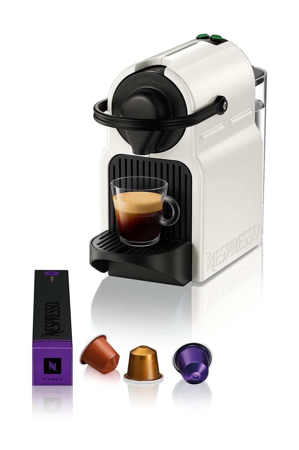 Nespresso Inissia Coffee Machine by Nespresso - Classic White Design, Automatic Capsule System, UAE…