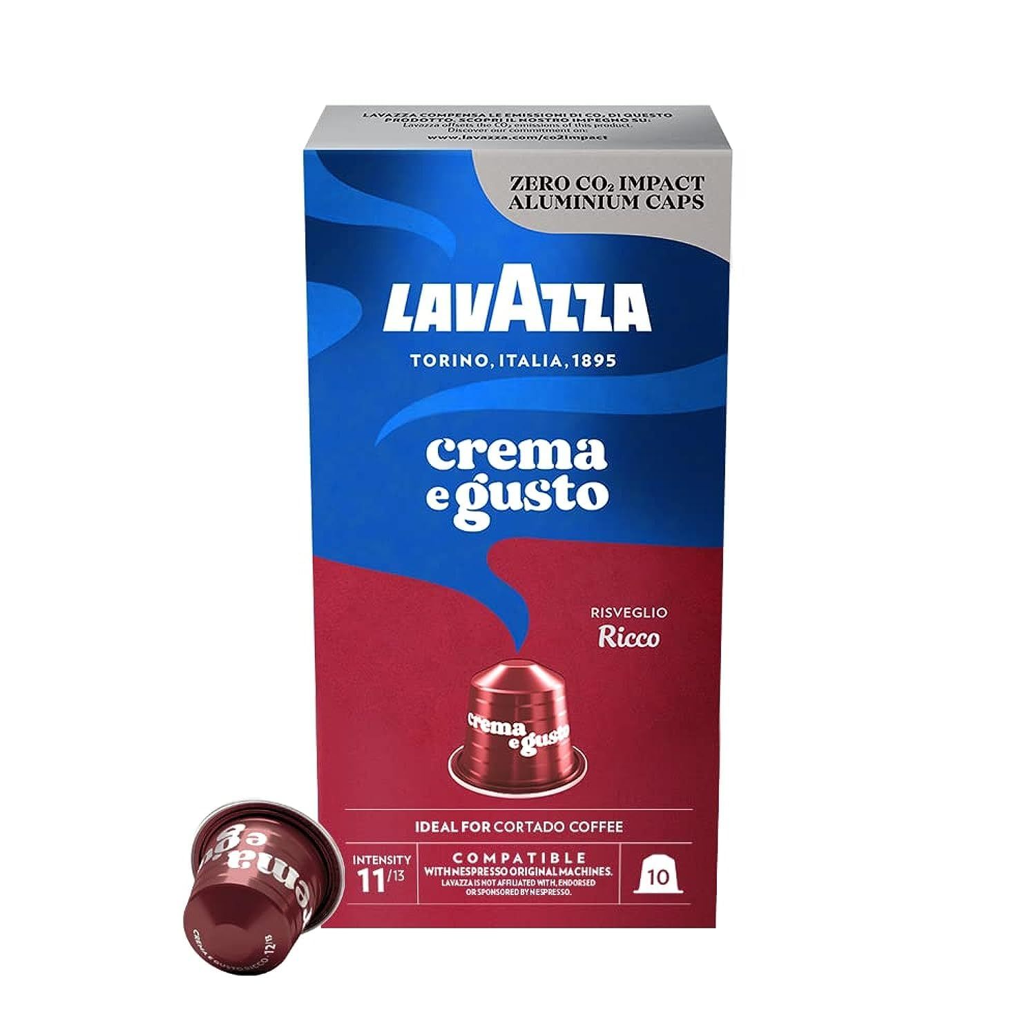 LAVAZZA NCC CREMA GUSTO RICCO ALUM CAPSULES 10PCS