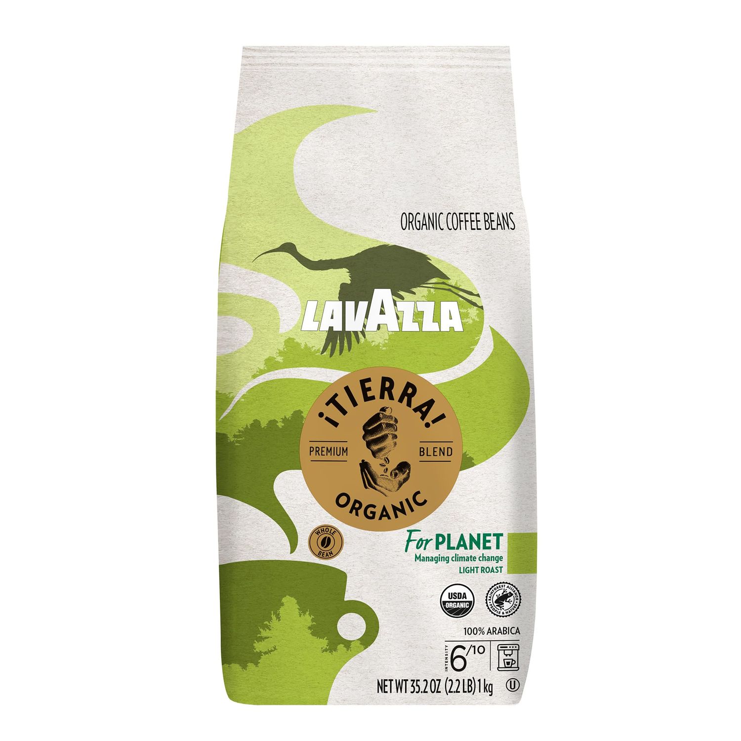 Lavazza Tierra Organic Coffee Beans, 1 kg // Packaging May Vary