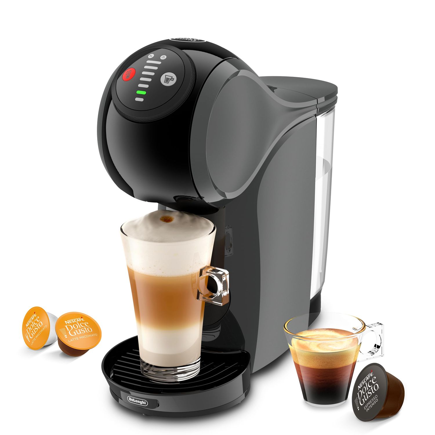 NESCAFÉ DOLCE GUSTO De'Longhi Genio S EDG226.A, Pod Coffee Machine, Compact Design, Adjustable Dri…