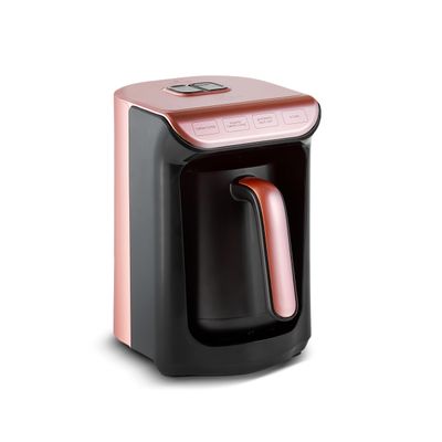 KARACA Hatır Roast Turkish Coffee Machine, Rose Gold, 5 Cups Capacity, Lots of Foam, 535 W, Voice W…