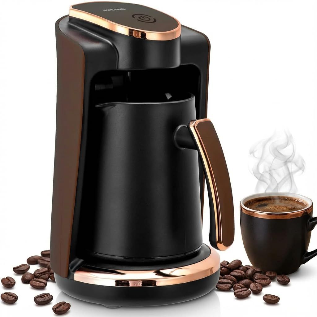 SOKANY SK-09048 Electric Turkish Coffee Maker, Double-Sided Coffee Pot, 250ml Capacity, Suitable fo…