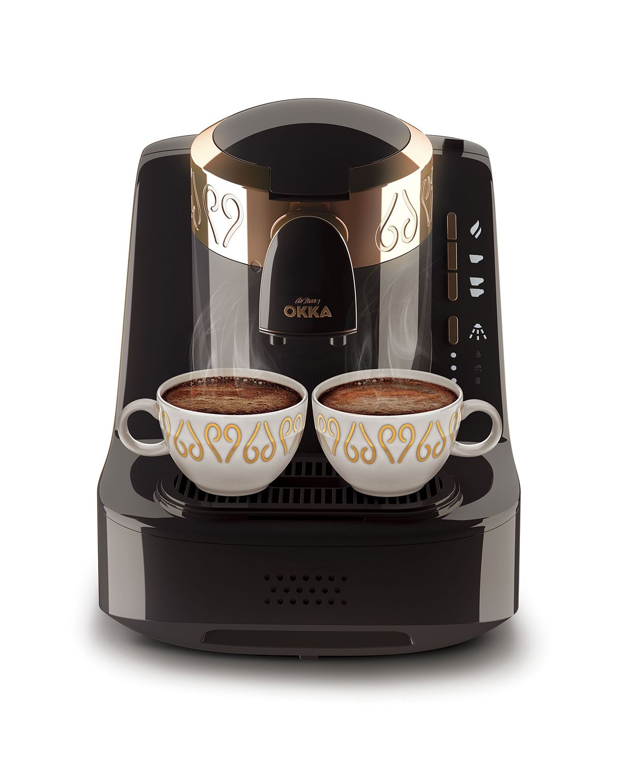 Arzum Okka OK001B Pro Automatic Turkish Coffee Maker - Slow Brew for Rich Foam, Direct to Cup, Self…