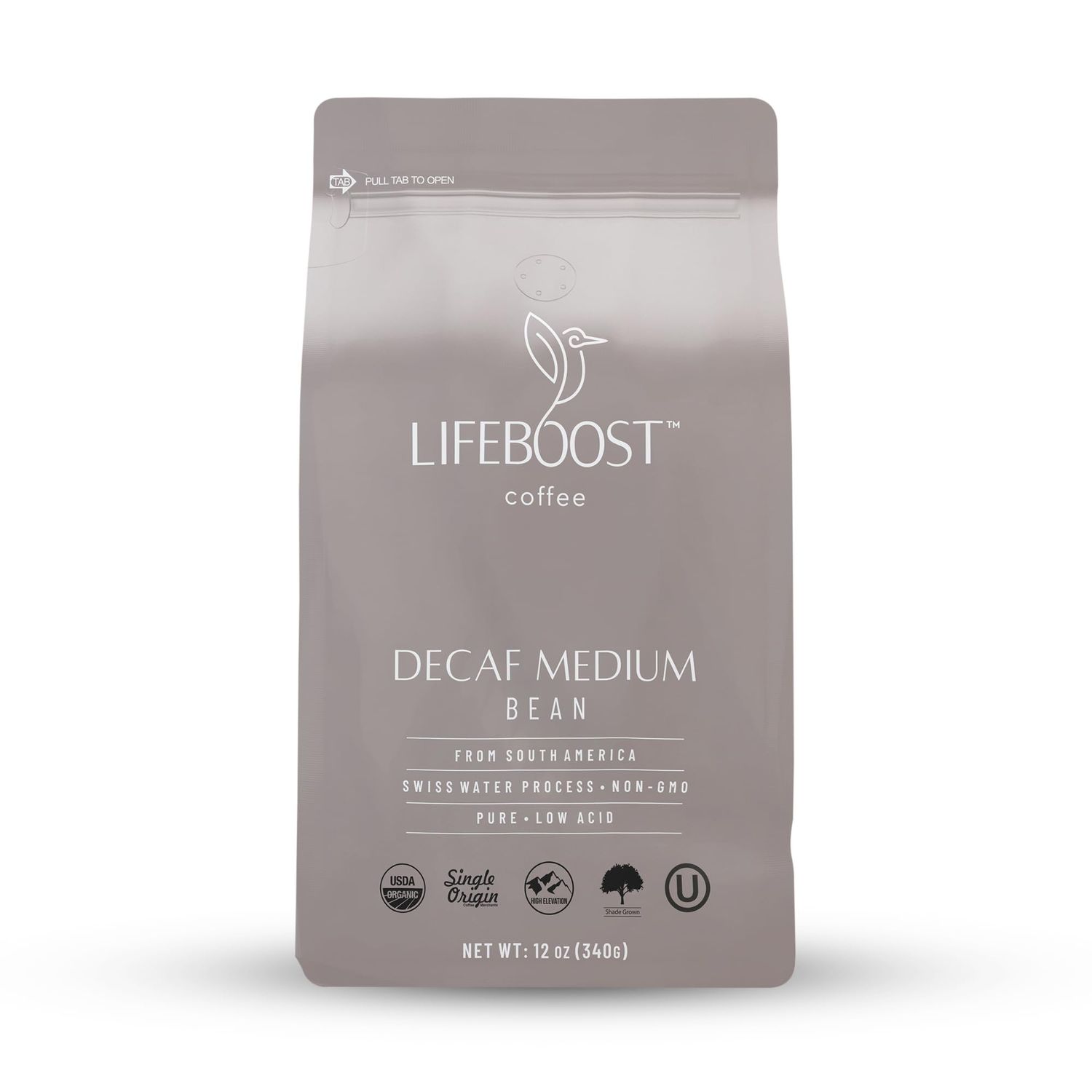 Lifeboost Medium Roast Decaf Coffee Beans – Organic Low Acid Swiss Water Decaf – Whole Bean Coffee …
