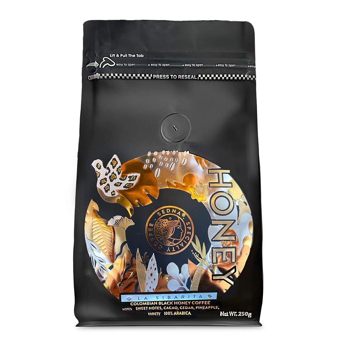 SEDNA Specialty Coffee – Colombian Black Honey Process Whole Beans | Finca La Loma, Antioquia | SCA…