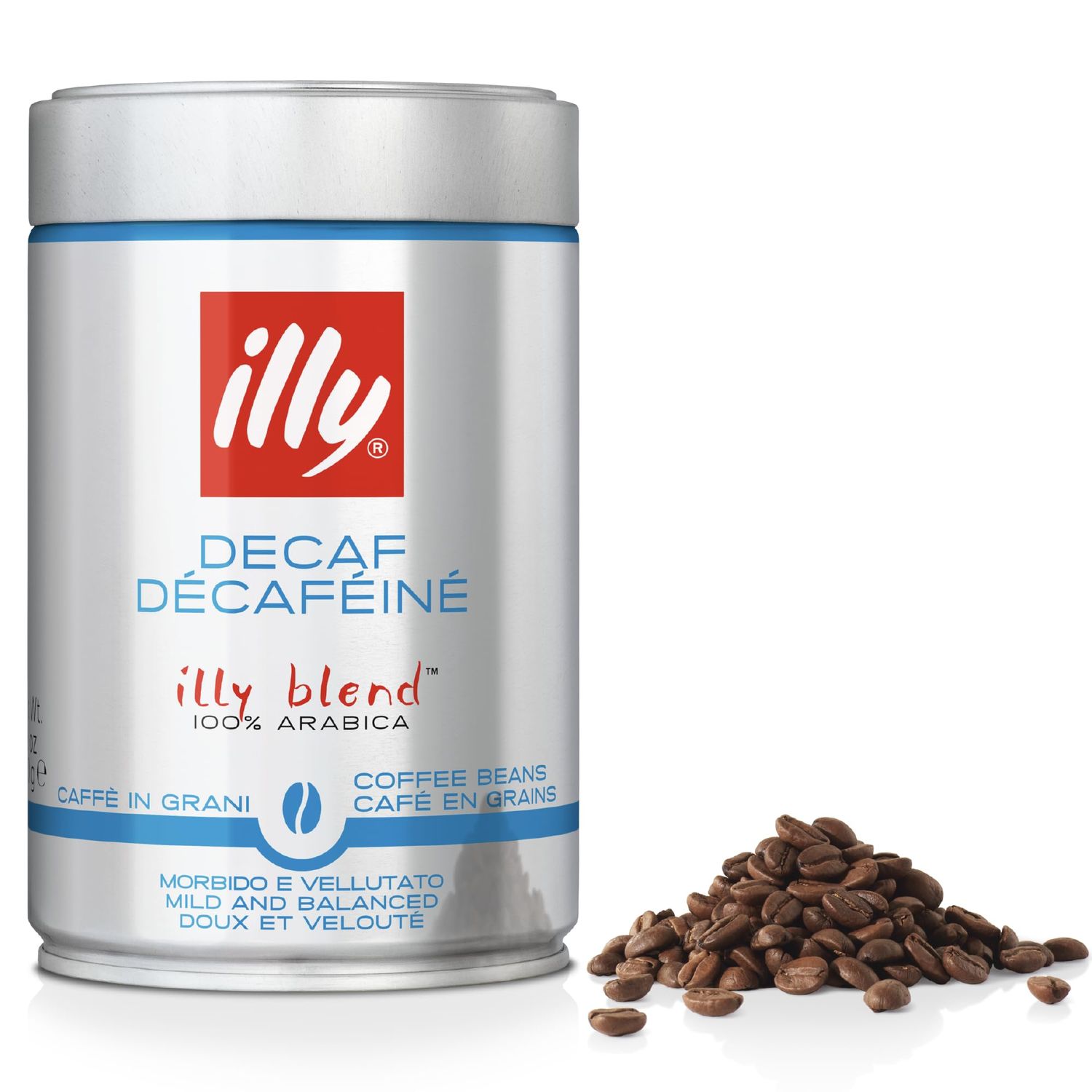 Illy Grani Deca Decaffeinated Espresso Coffee Beans (250g)