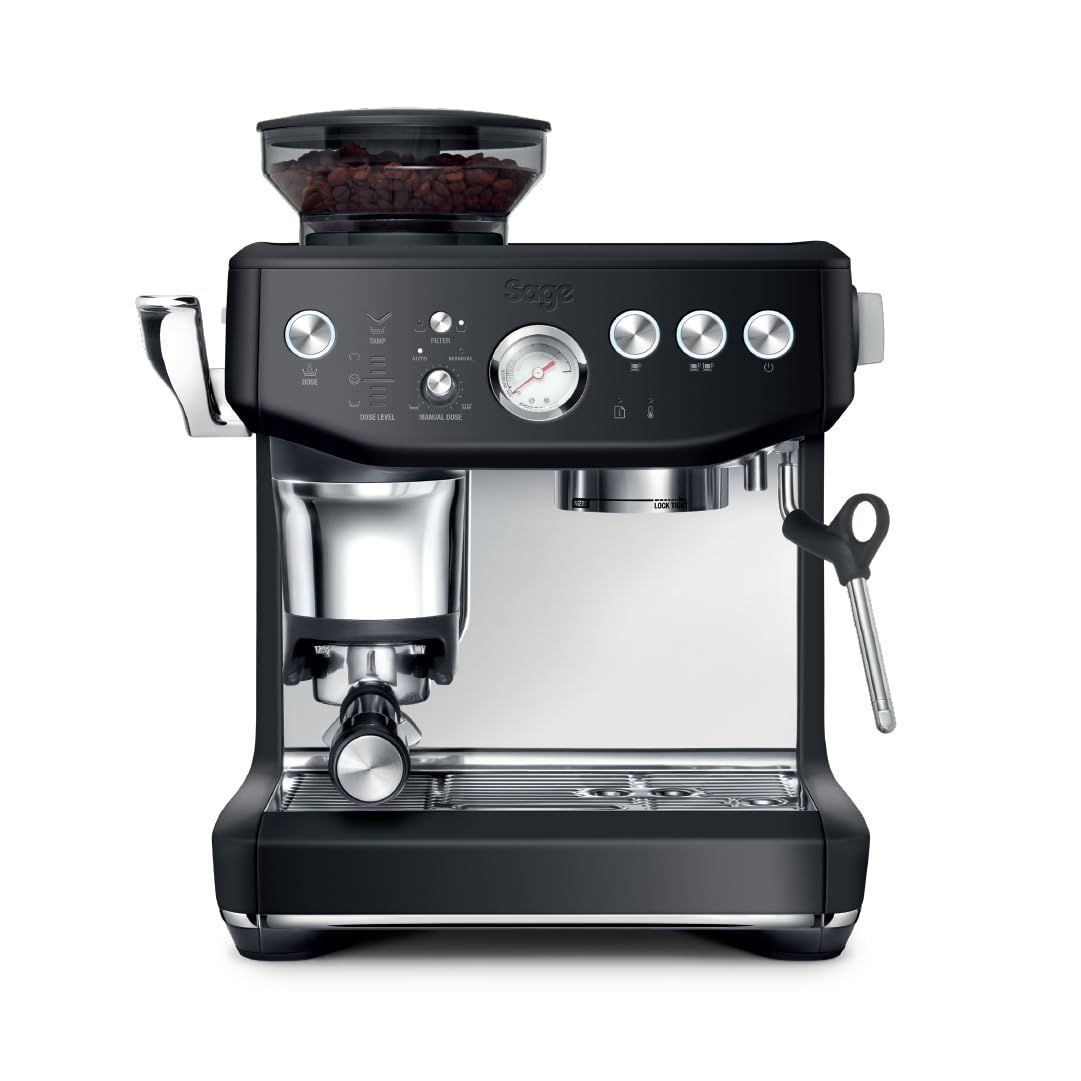 Sage - The Barista Express Impress - Bean to Cup Coffee Machine with Grinder and Milk Frother, Blac…