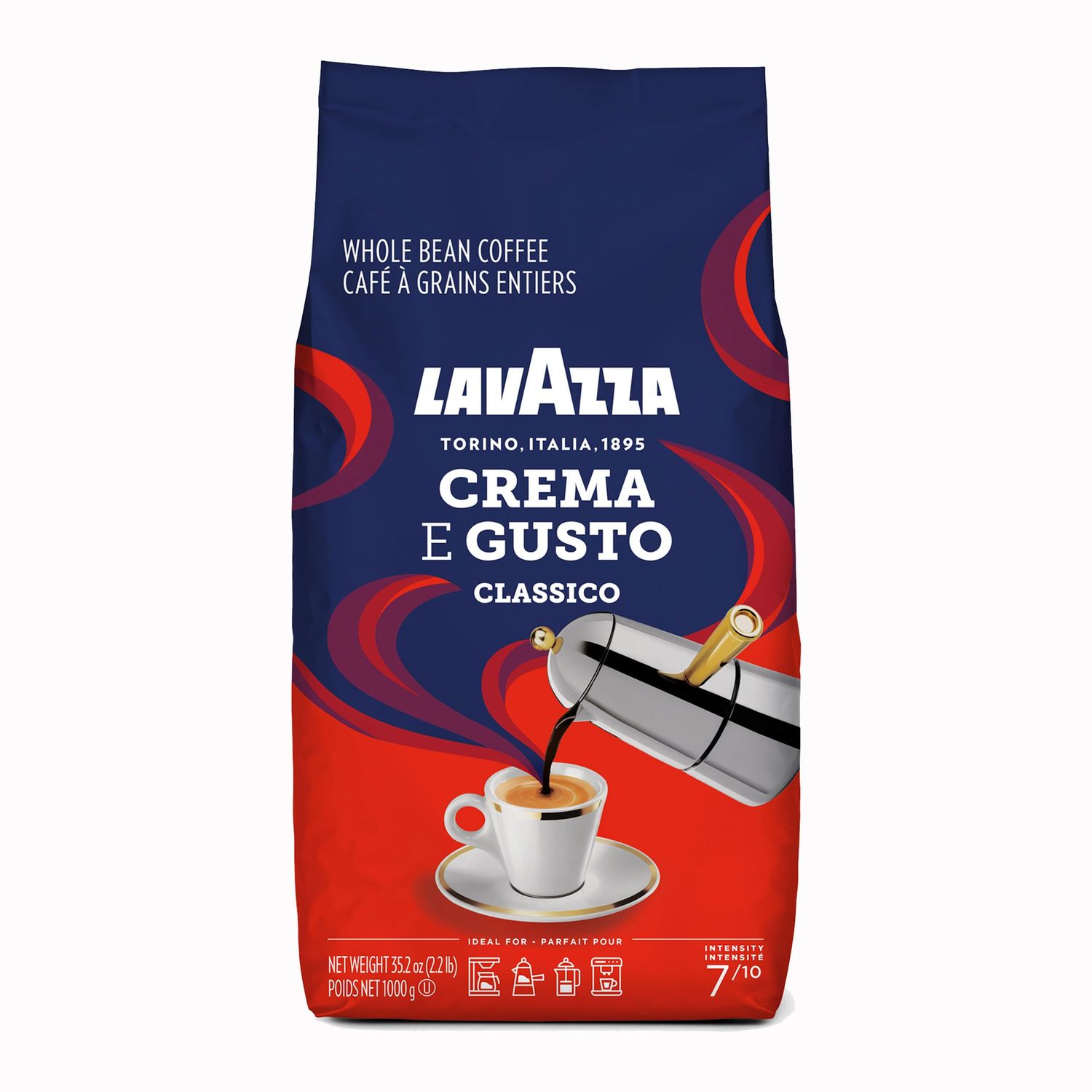 Lavazza Crema E Gusto Classico Coffee Beans 1 kg