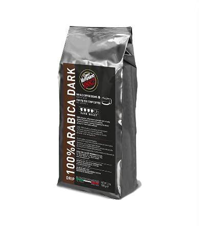 Caffe Vergnano 1882 100% Arabica Dark Roast for Drip, 2.2 lbs