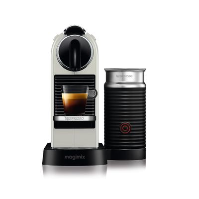 Nespresso Citiz Automatic Pod Coffee Machine with Milk Frother for Espresso, Cappuccino and Flat Wh…