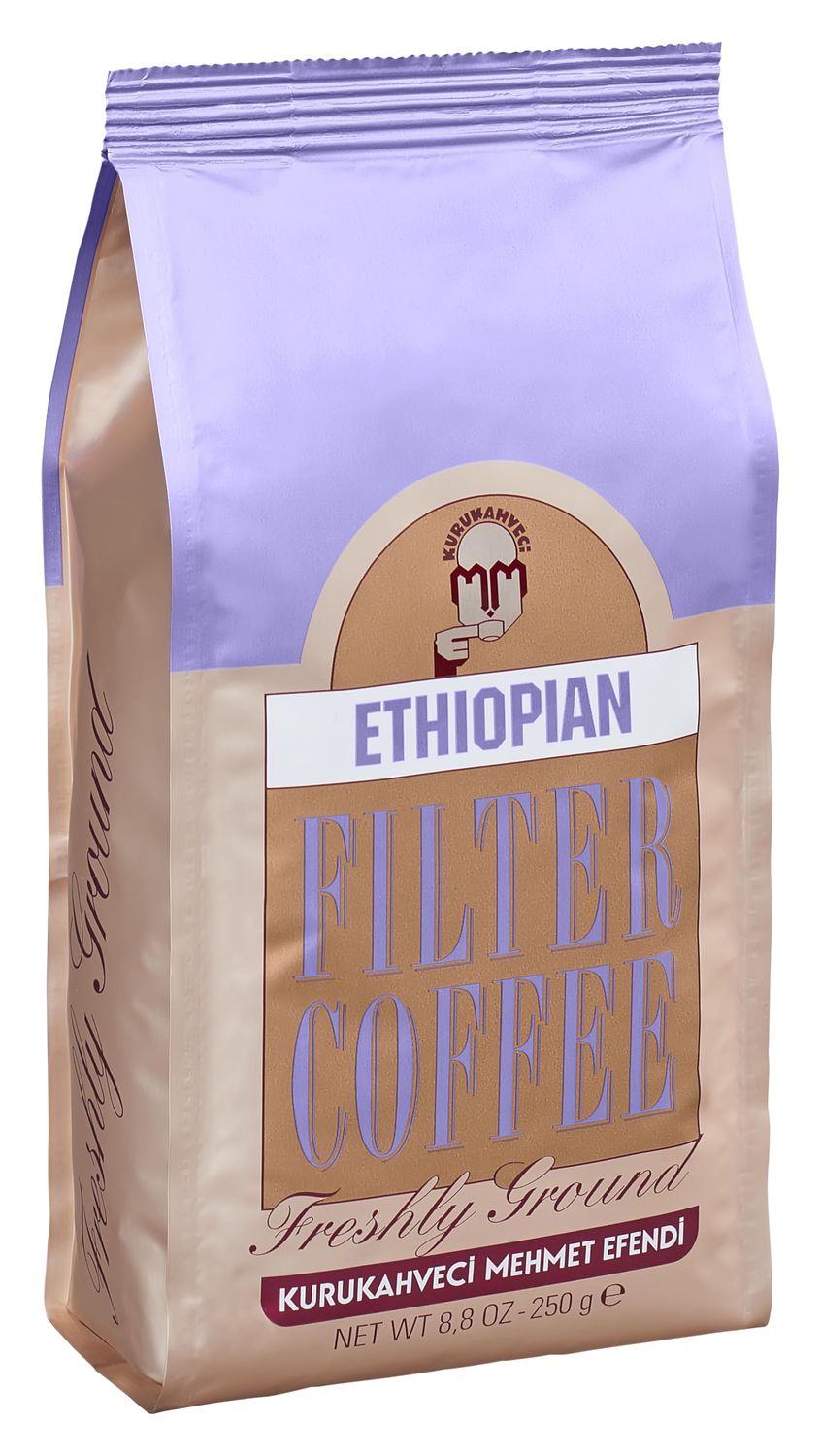 Ethiopian Filter Coffee – Freshly Ground (250g) | Kurukahveci Mehmet Efendi