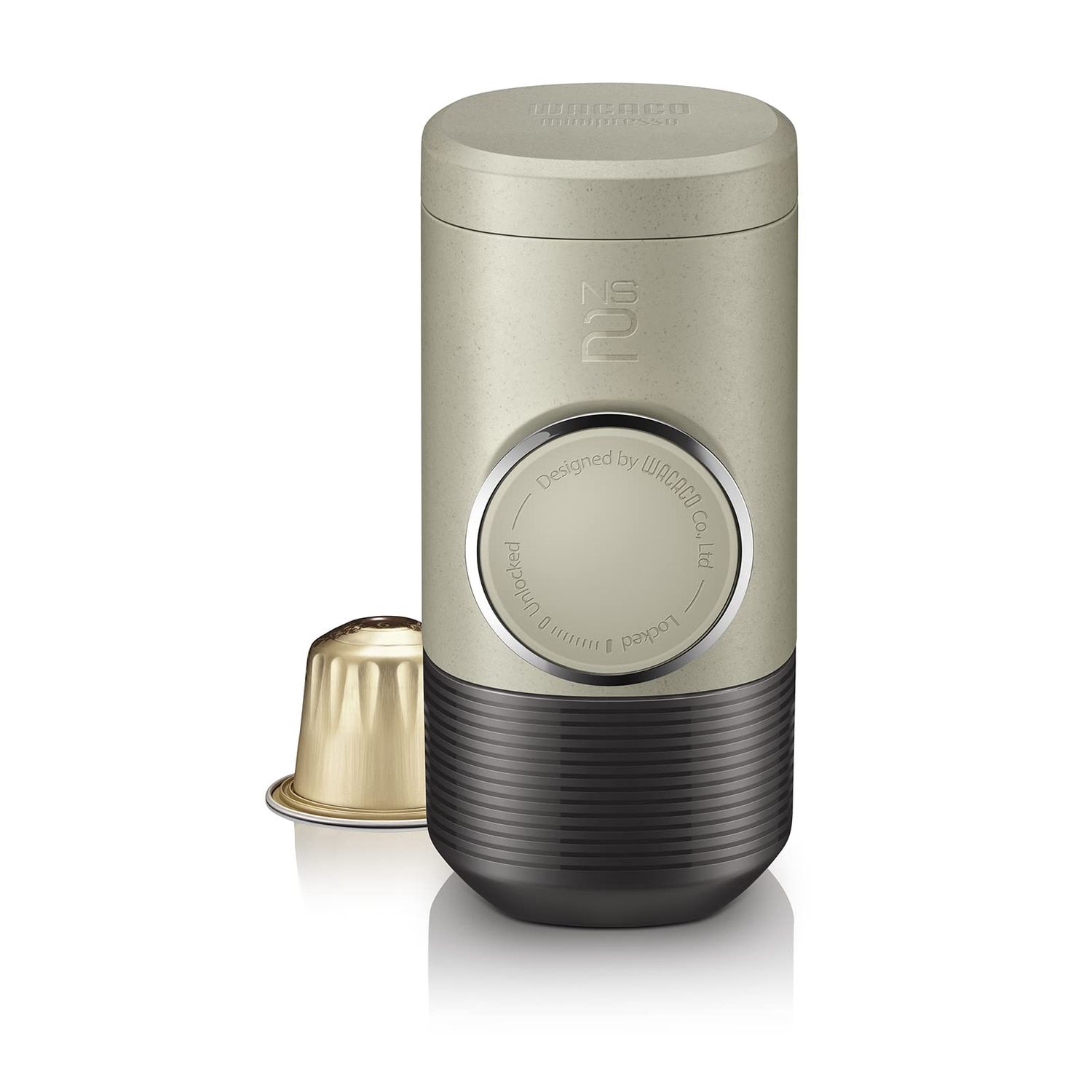 WACACO Minipresso NS2, Portable Espresso Maker Compatible with Nespresso Original Capsules and Comp…