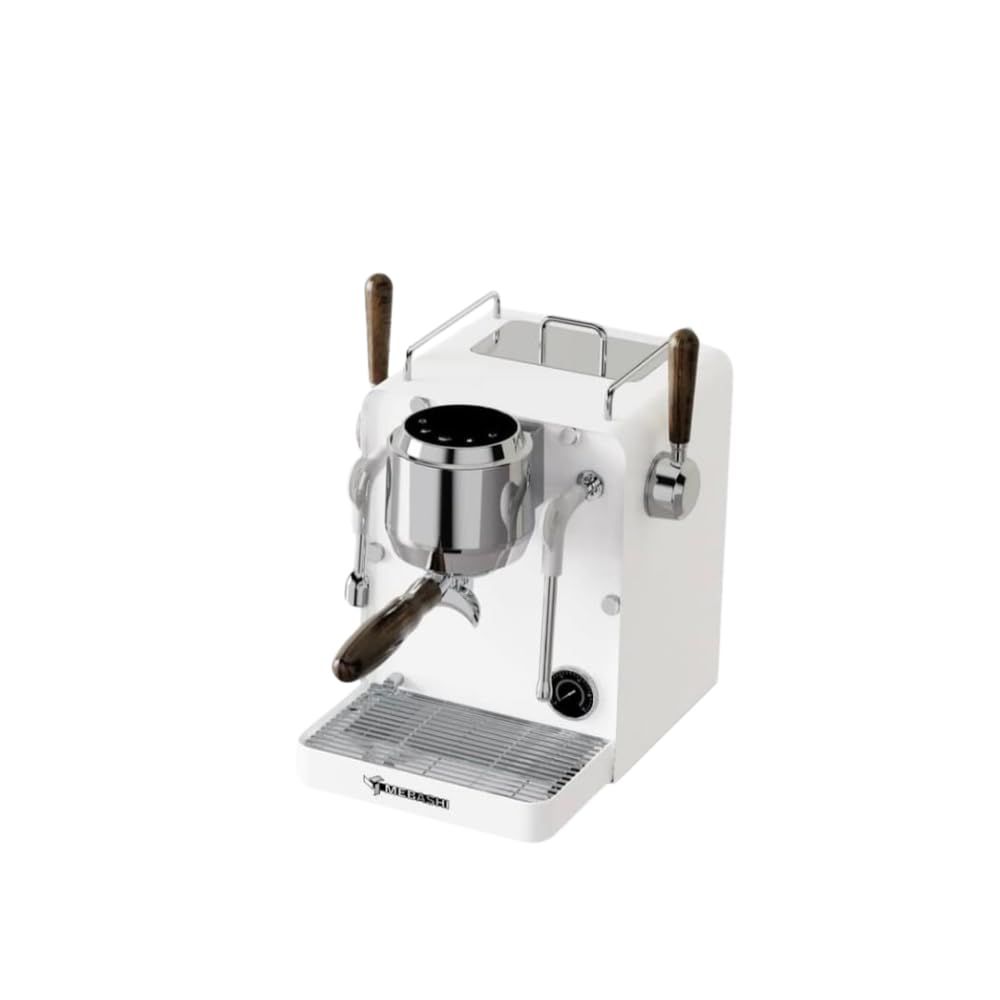 MEBASHI Commercial Coffee Machine, 15 Bar,1600W, 0.8L Tank, Black, ME-CCM2067 (White)
