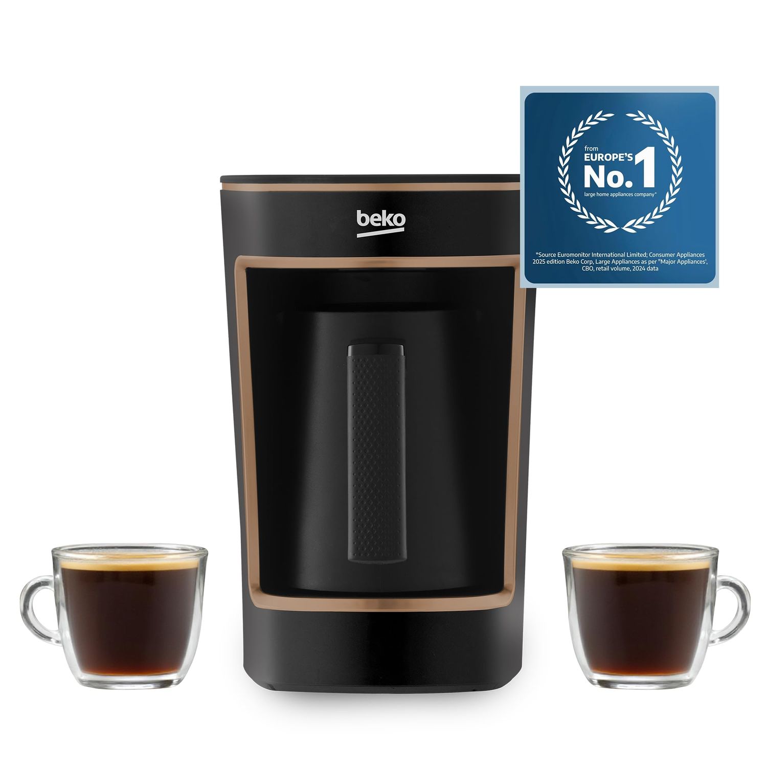 Beko Turkish Coffee Machine, 580 Watts, 5 Cup Capacity, One Touch Control, Foamy Turkish Coffee, Au…