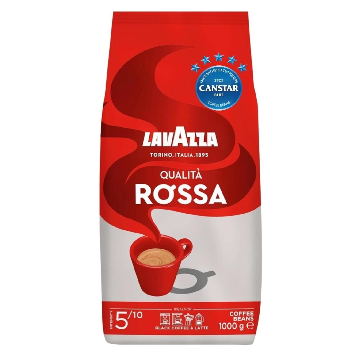 Lavazza Qualita Rossa Coffee Beans, 1 kg
