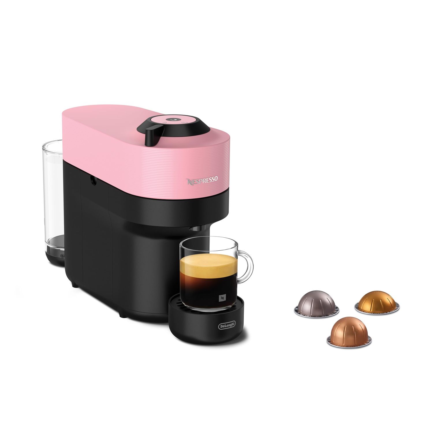 De'Longhi Nespresso Vertuo Pop ENV90.P, Capsule Coffee Machine, Single Cup Coffee Machine, 4 Mug Si…