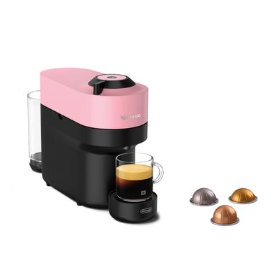 De'Longhi Nespresso Vertuo Pop ENV90.P, Capsule Coffee Machine, Single Cup Coffee Machine, 4 Mug Si…
