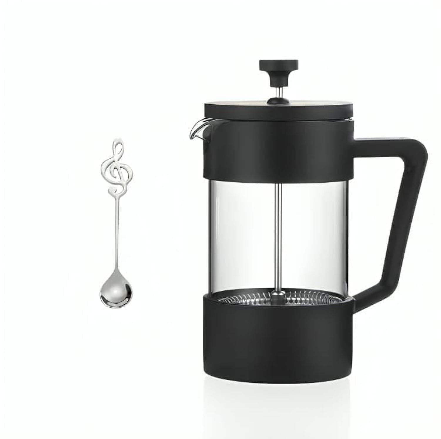 Tea Maker Machine with French Press Coffee Maker Function, 2-in-1 Glass Brewer for Loose Leaf Tea a…