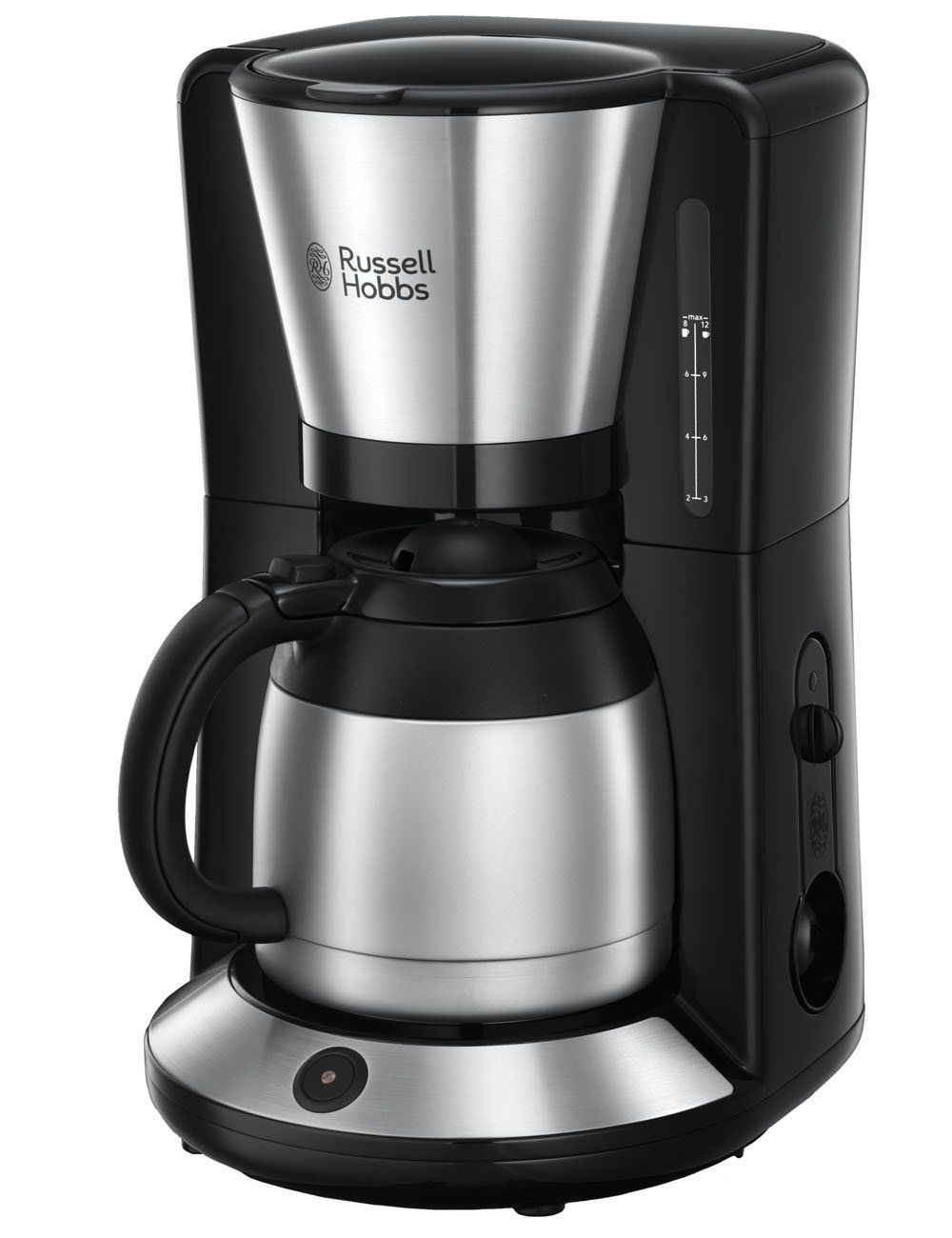 Russell Hobbs Adventure Drip Coffee Maker - 12 Cups, Thermal Jug 1L, Removable Filter Holder, Whirl…