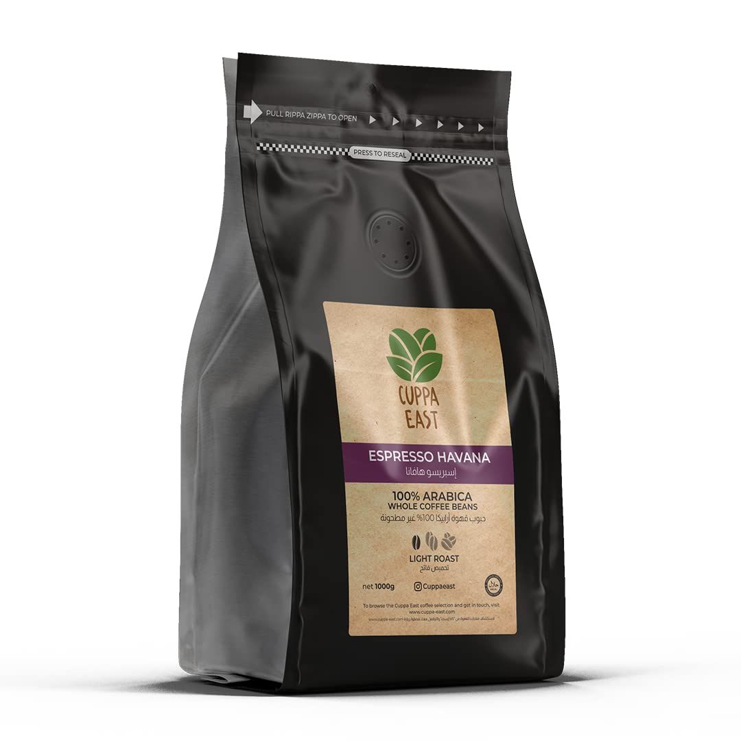 Cuppa East Top Class Espresso Havana Whole Beans, 1kg
