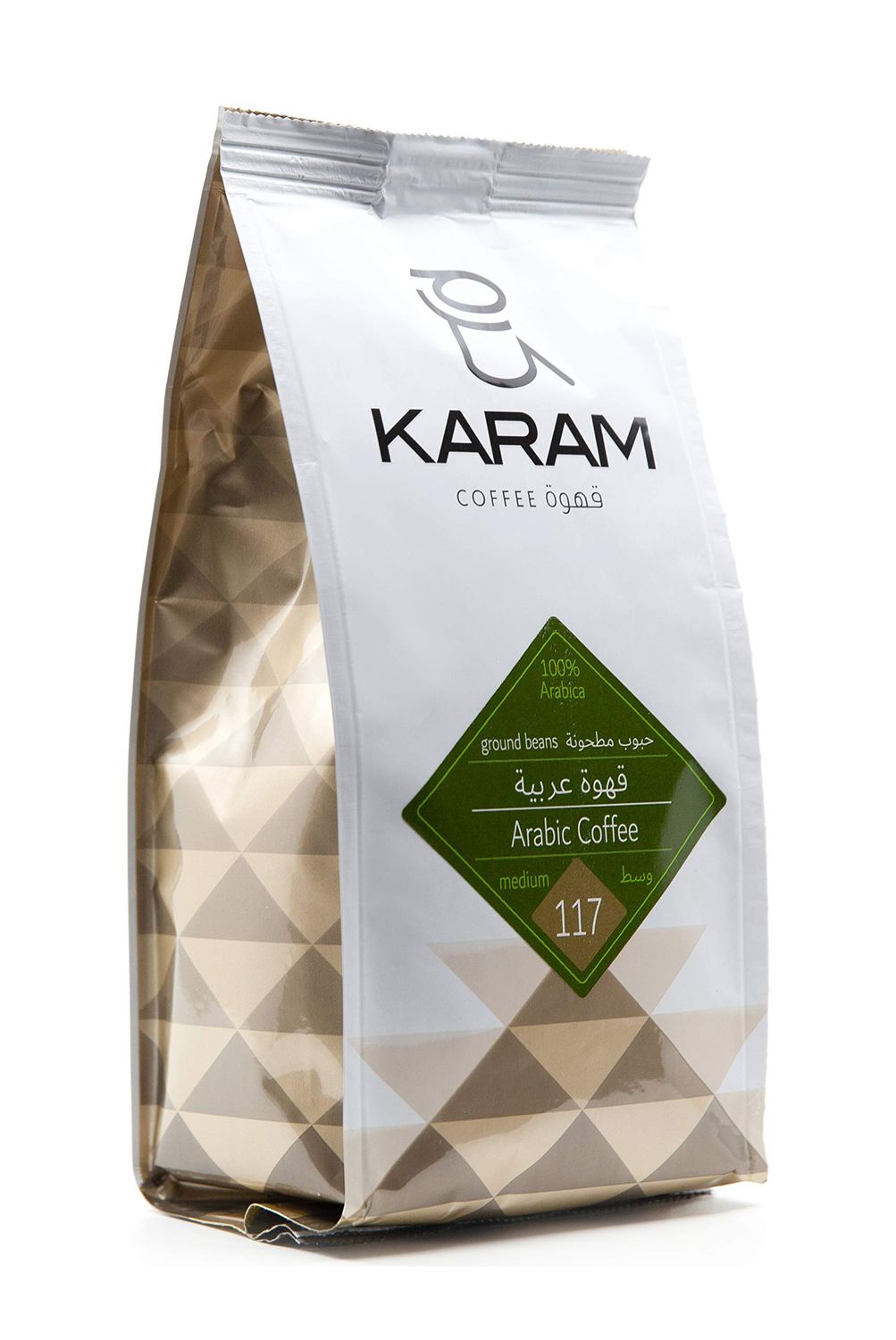 KARAM COFFEE قهوة Arabic Medium Roast Ground Beans 250gms