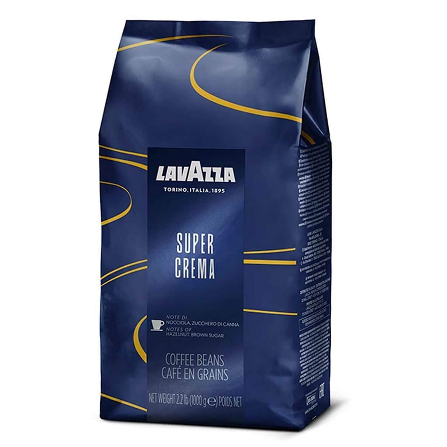 Lavazza Super Crema Coffee Beans, 1 kg