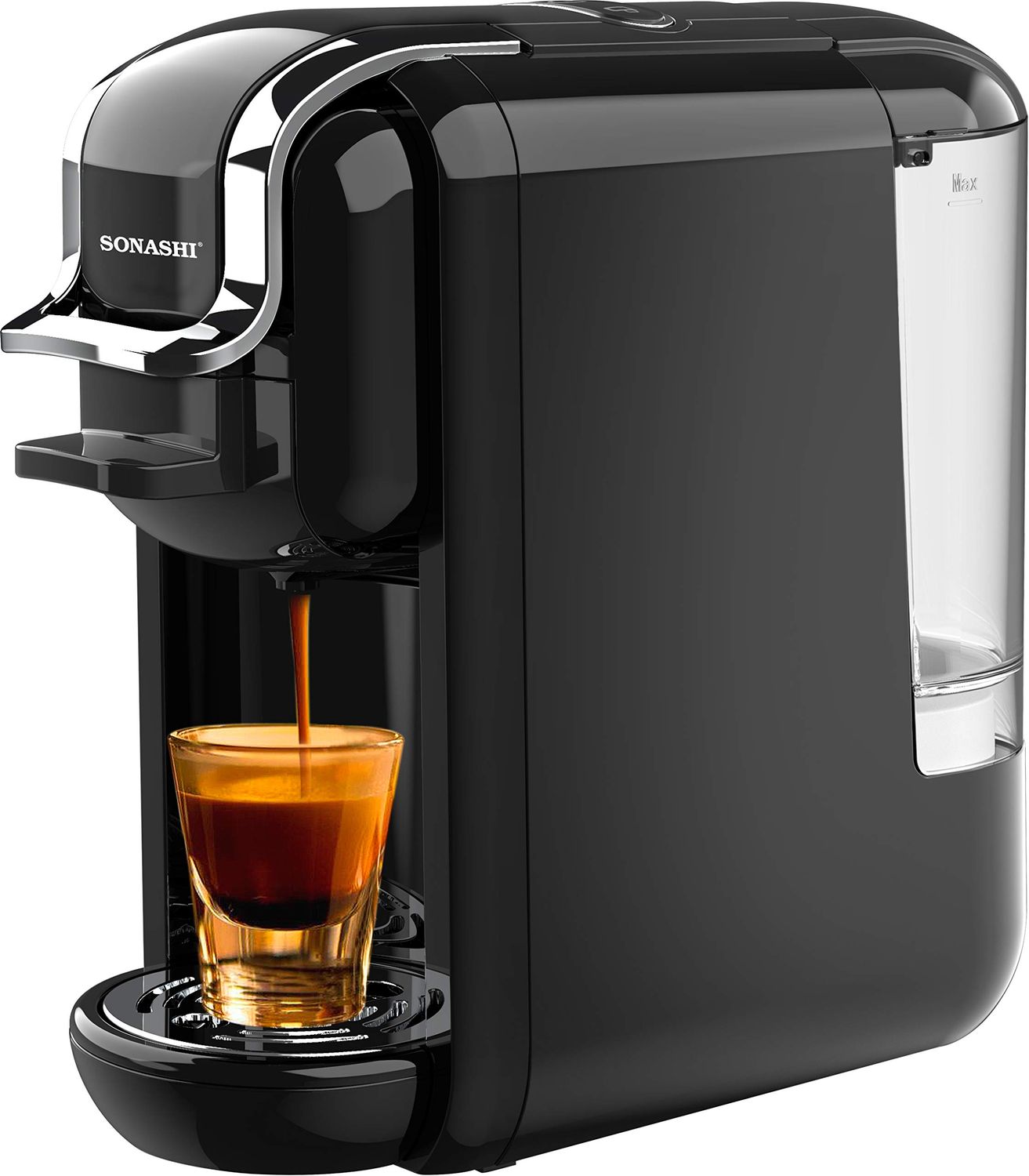 Sonashi 3 in 1 Multifunction Espresso Coffee Machine – 1450W Coffee Maker with 600ML Detachable Wat…