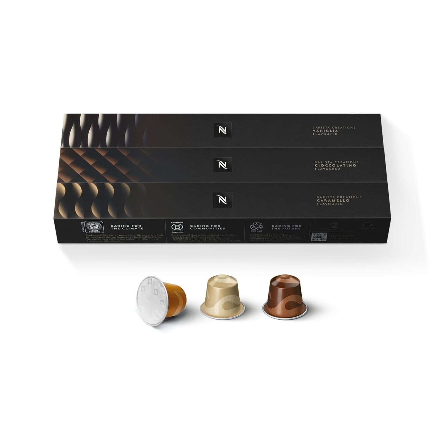 Nespresso Capsules OriginalLine, Barista Flavored Pack, Mild Roast Espresso Coffee, 30 Count Espres…