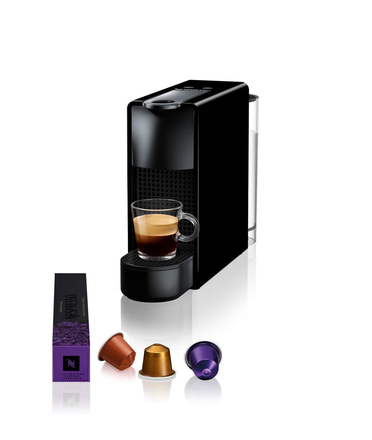 Nespresso Essenza Mini Coffee Machine by Nespresso - Sleek Piano Black Finish, Fast Brewing, UAE Ve…