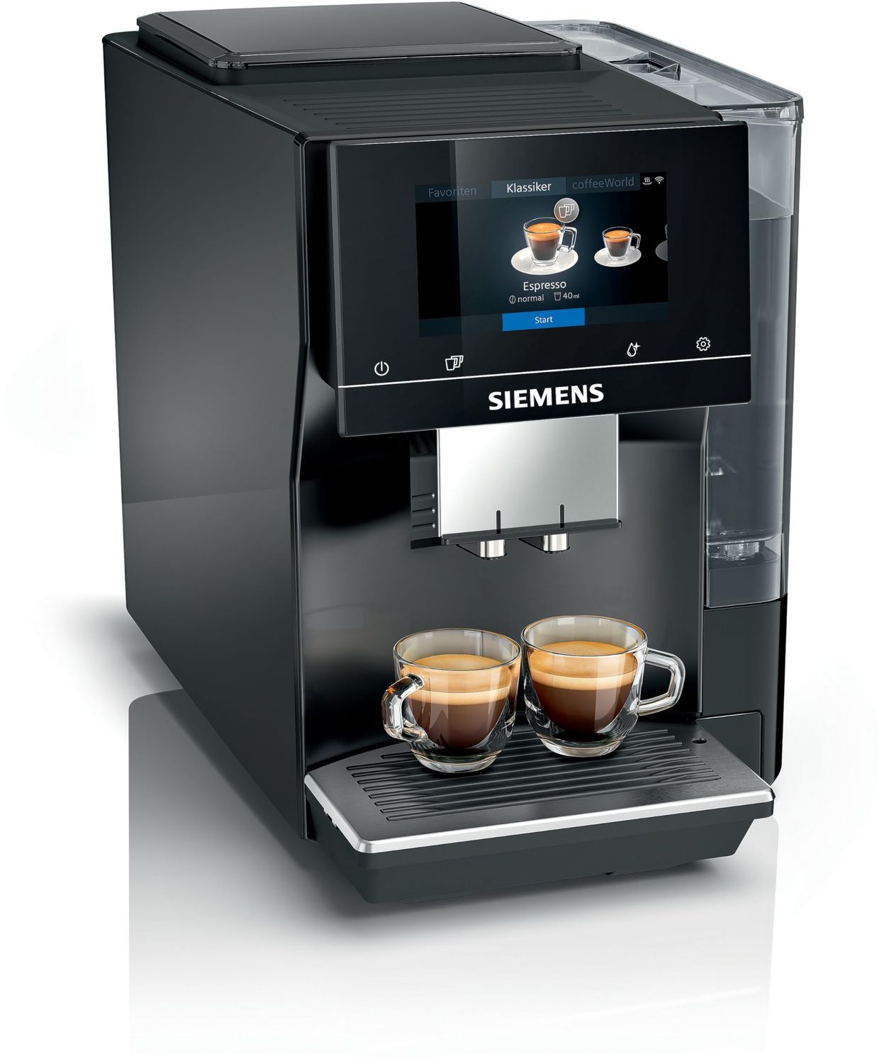 Siemens, fully automatic coffee machine, EQ700, iSelect Display, coffeeWorld, with Cold Brew and Sl…