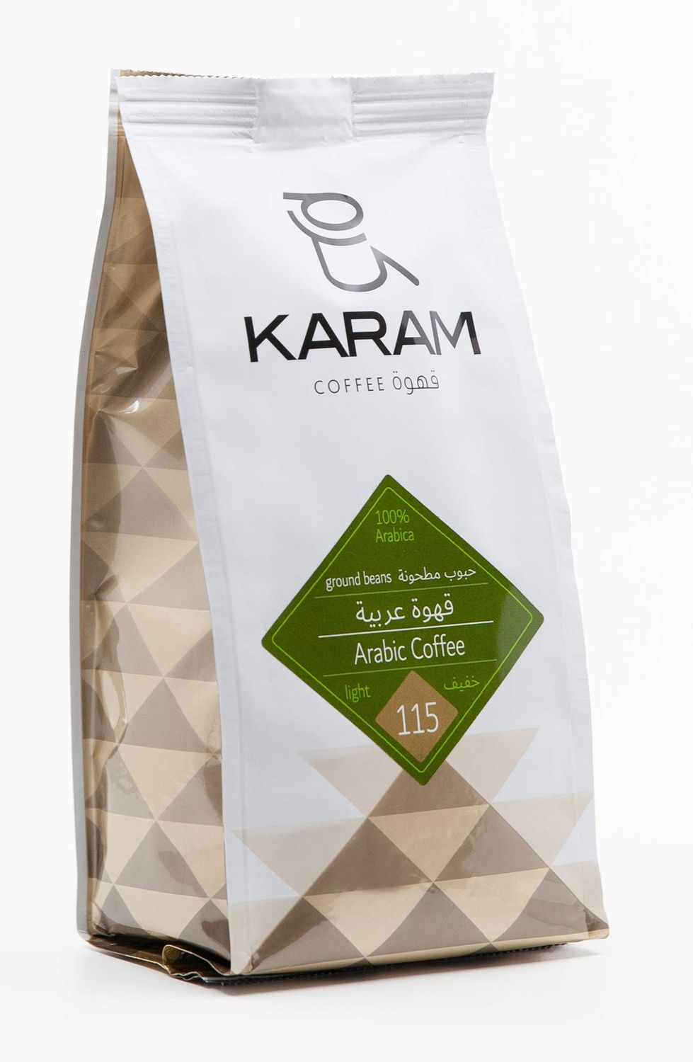 KARAM COFFEE قهوة Arabic Light Roast Ground Beans 250gms