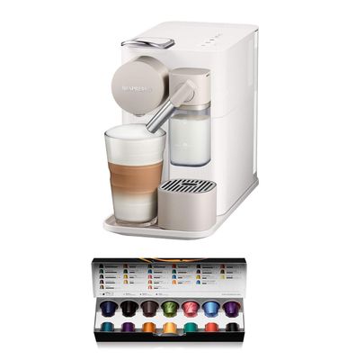 Nespresso Silky White : De'Longhi 0132193272 Latissima One Single Serve Coffee Machine, 1400 W, 1 L…