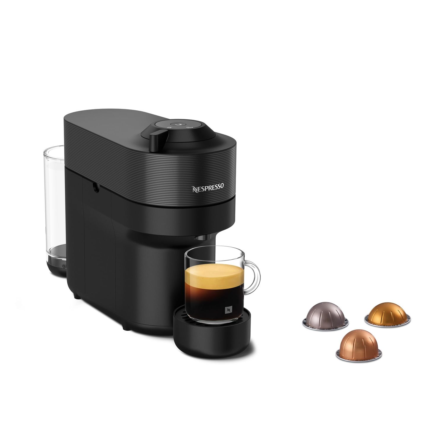 Nespresso Vertuo Pop Coffee Machine by Nespresso - Liquorice Black Design, Smart Brewing Technology…