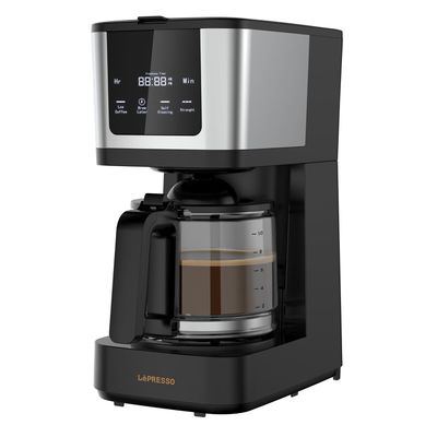LePresso 10-Cup Coffee Maker, Drip Coffee Machine, Washable Nylon Filter, Interactive Touch Display…