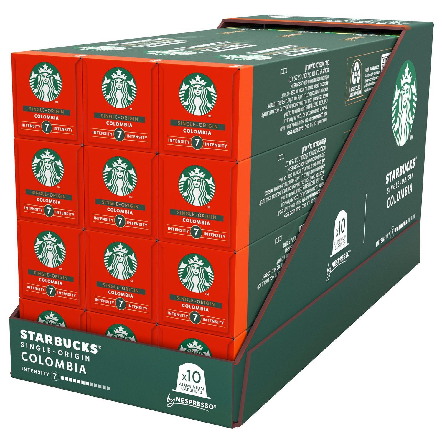 Starbucks Single Origin Colombia by Nespresso Capsules, 57g, Pack of 12