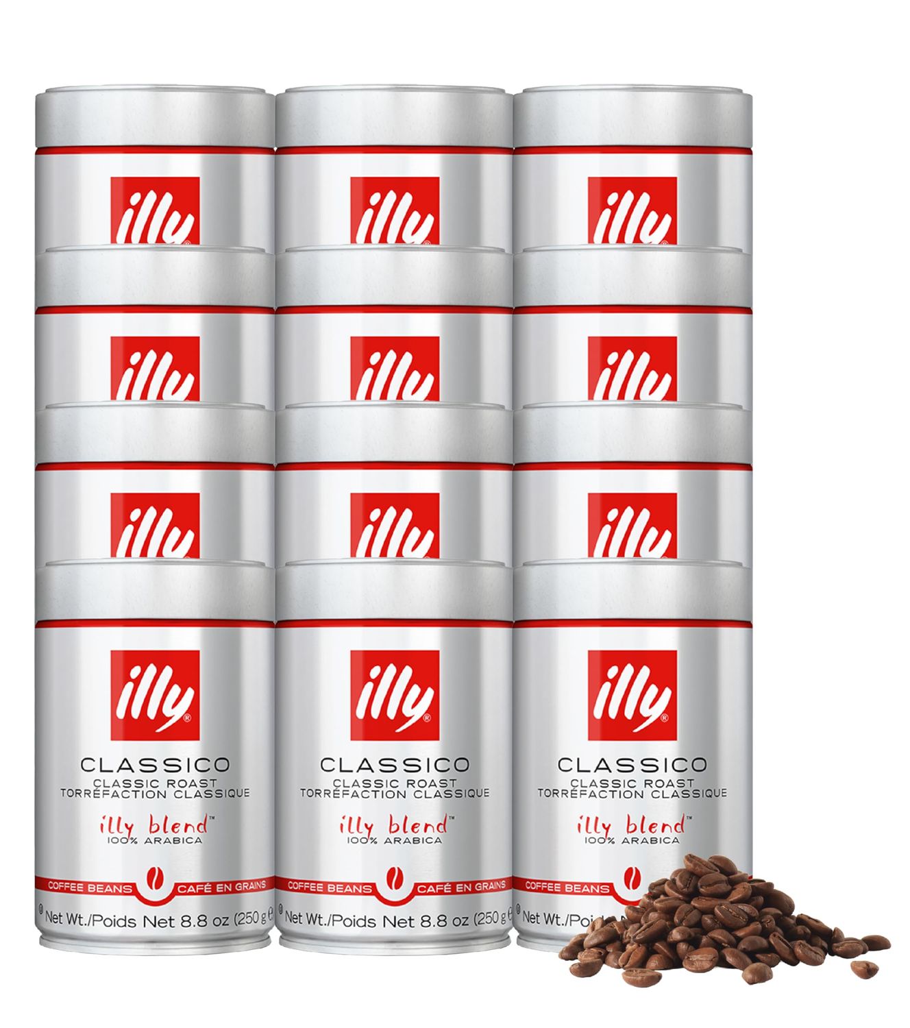 ILLY Classico Coffee Beans – Classico Medium Roast With Notes of Caramel,Orange Blossom and Jasmine…