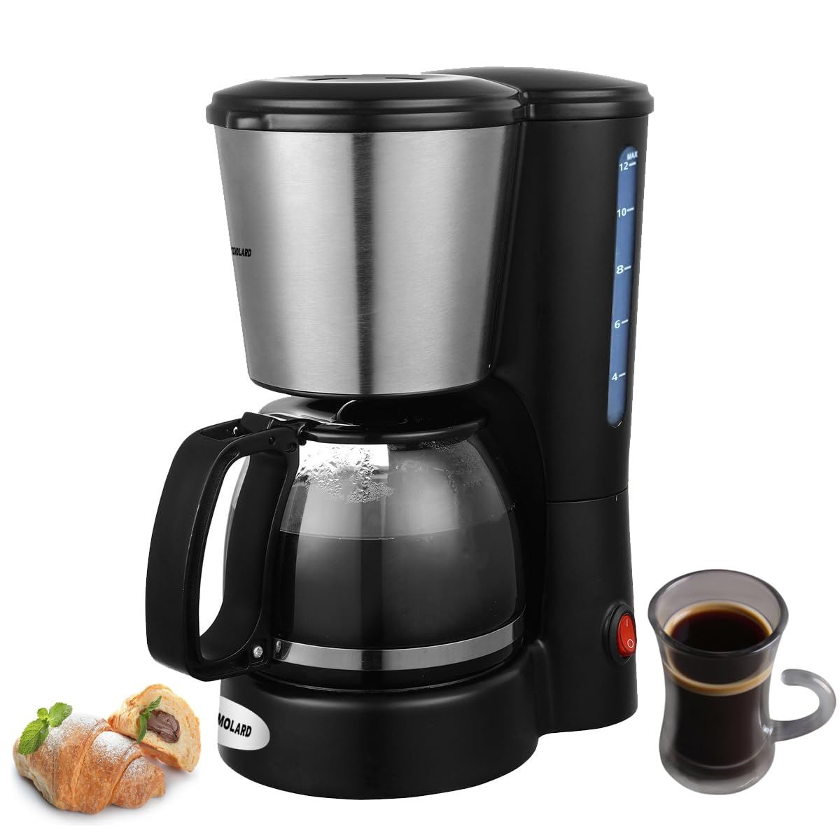 Drip Coffee Machine - Coffee Maker - Filter Coffee Machine 1.5 L,900 w up to 12 Cups - American Cof…