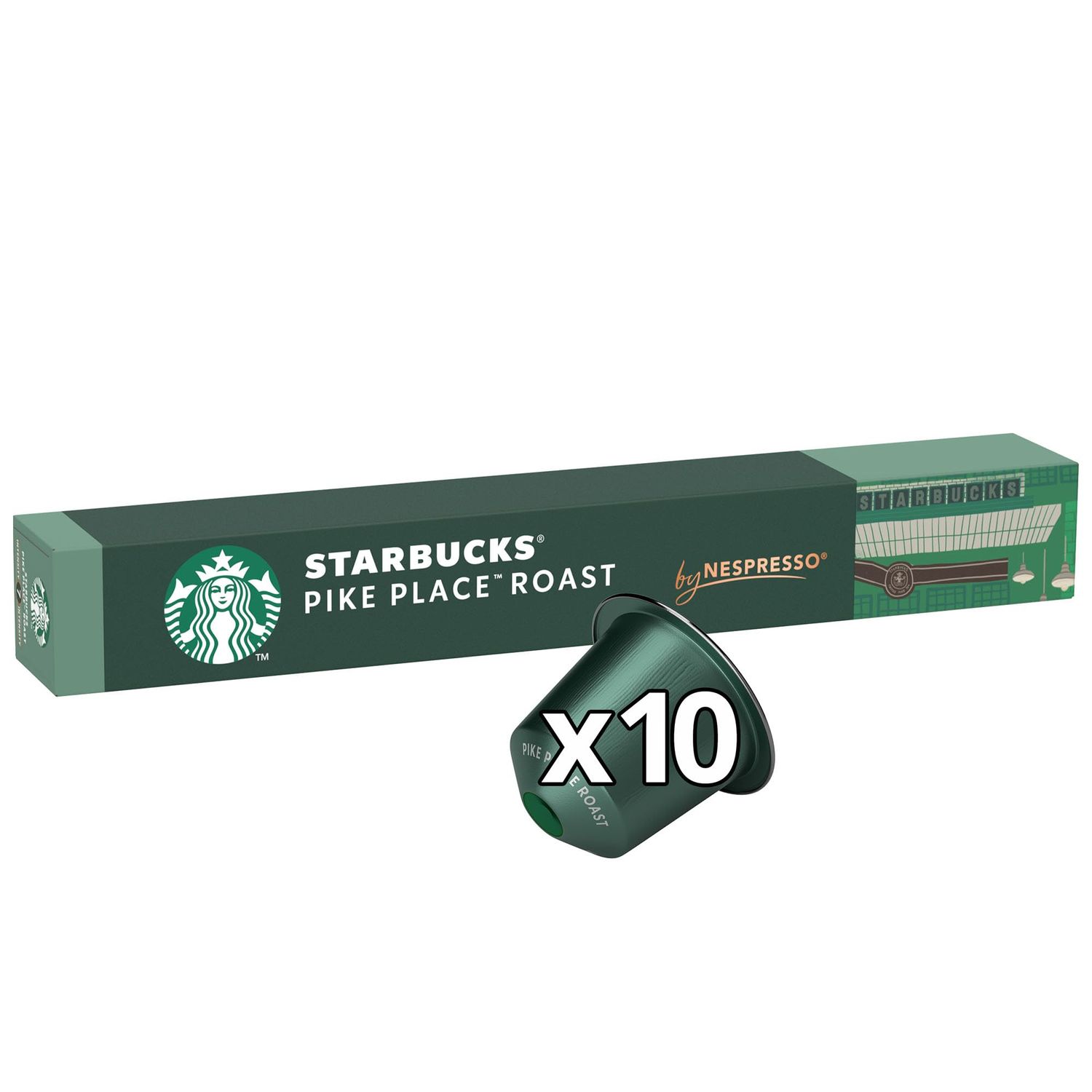 Starbucks Pike Place Roast by Nespresso Capsules, 53g