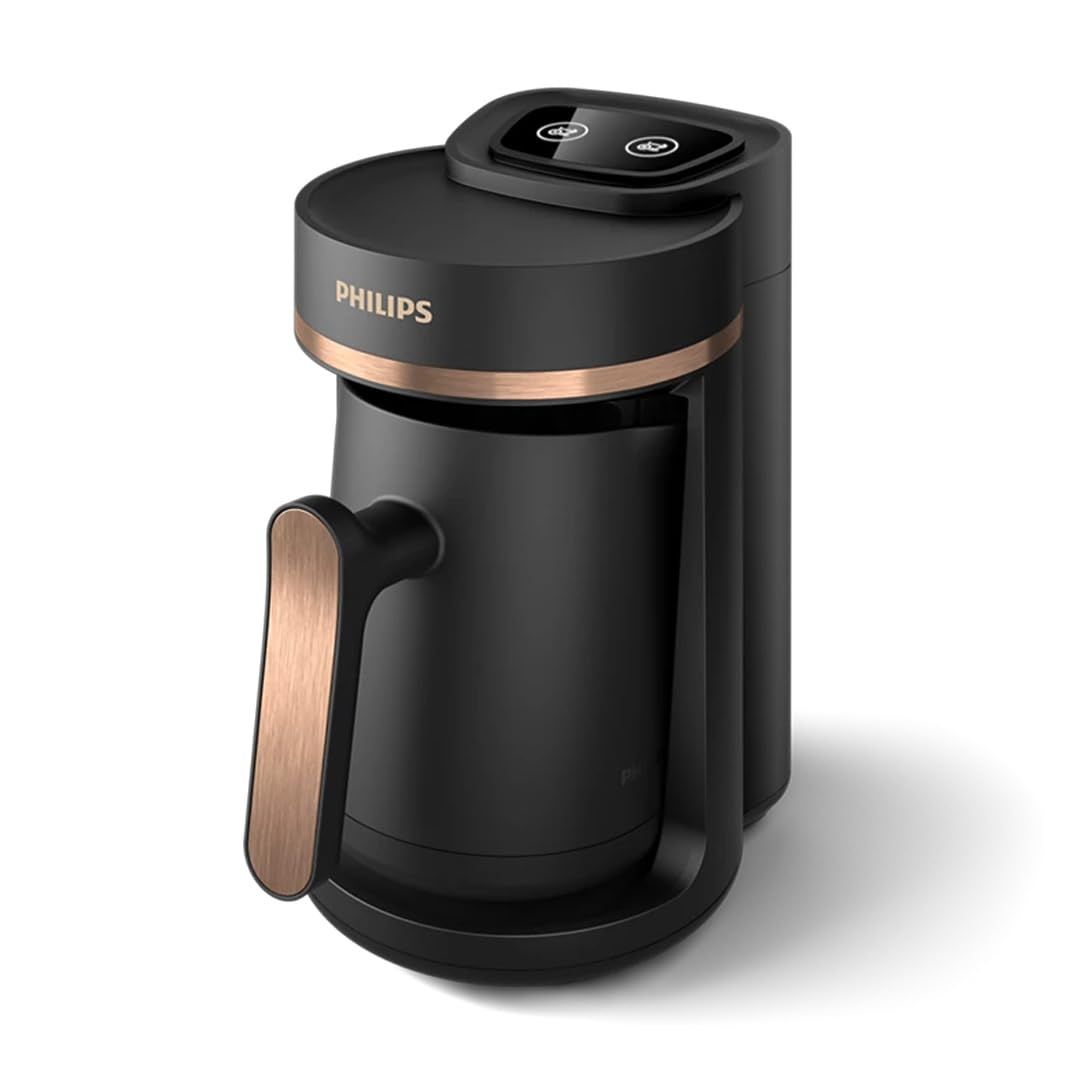 Philips Turkish Coffee Machine - Traditional Flavor with Ember Cooking Function. 4-Cup Capacity. Ov…