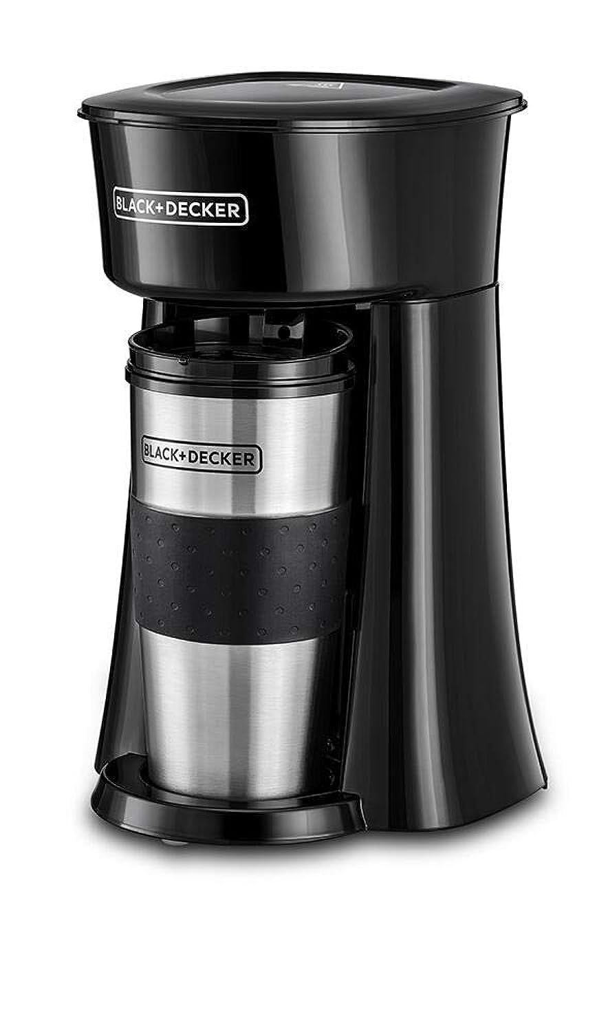 Black &amp; Decker Coffee Machine, 650W, 360Ml Travel Mug, Black - Dct10-B5, 2 Years Warranty