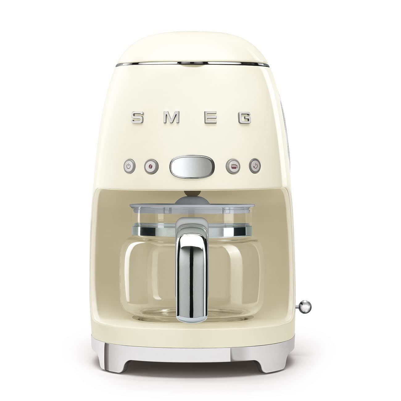 Smeg DCF02CRUK, 50'S Retro Style Drip Filter Coffee Machine, 10 Cup Capacity with Aroma Intensity F…