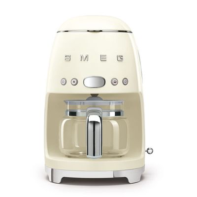 Smeg DCF02CRUK, 50'S Retro Style Drip Filter Coffee Machine, 10 Cup Capacity with Aroma Intensity F…