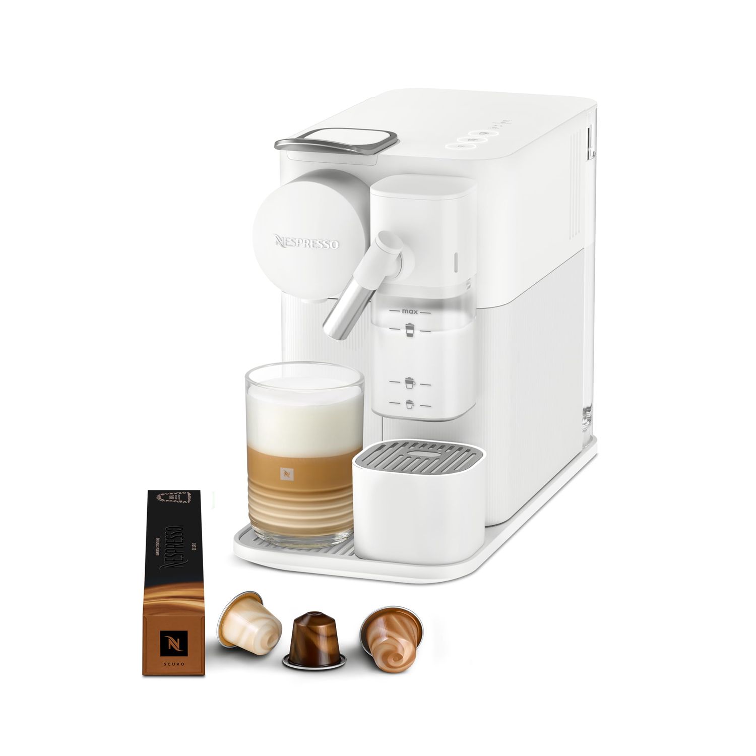 Nespresso Lattissima One Coffee Machine by Nespresso - Porcelain White Finish, Automatic Milk Froth…