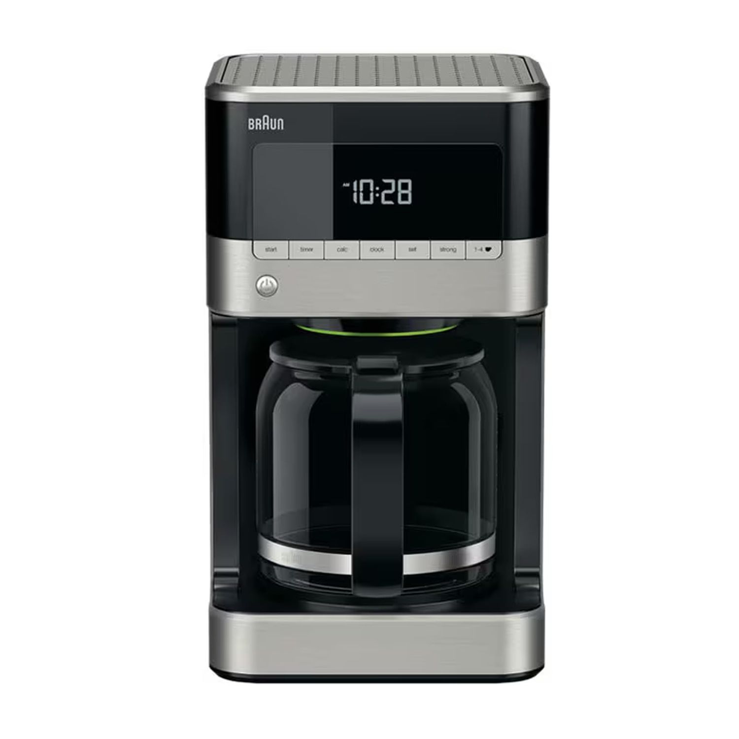 Braun PurAroma 7 Coffee Machine with Glass Carafe, 12 Cup, 1000 Watts, Digital Display, 1-4 Cup Set…
