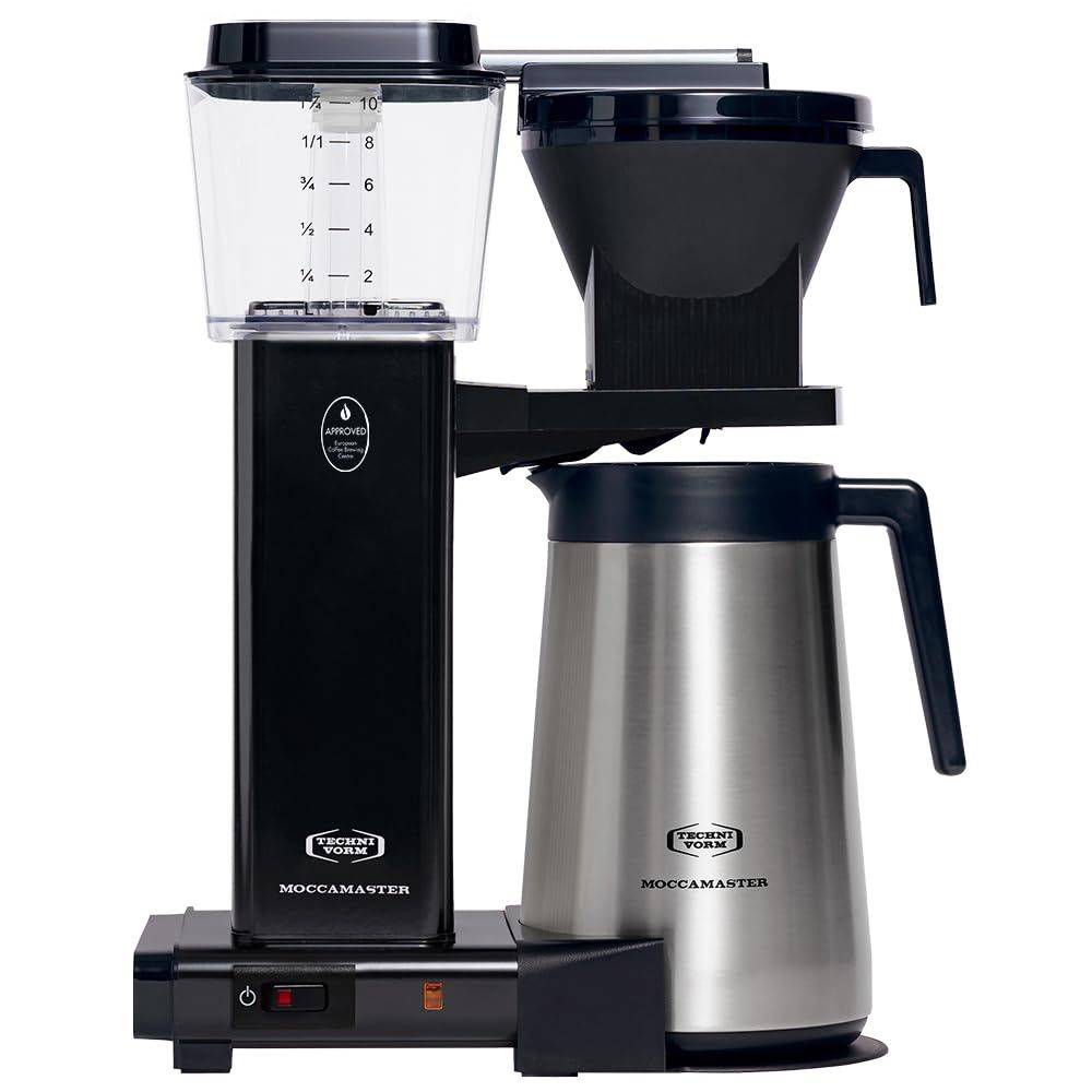 Moccamaster KBGT Coffee Maker with Thermal Carafe, Automatic Filter Coffee Machine, UK Plug, SCA Ce…