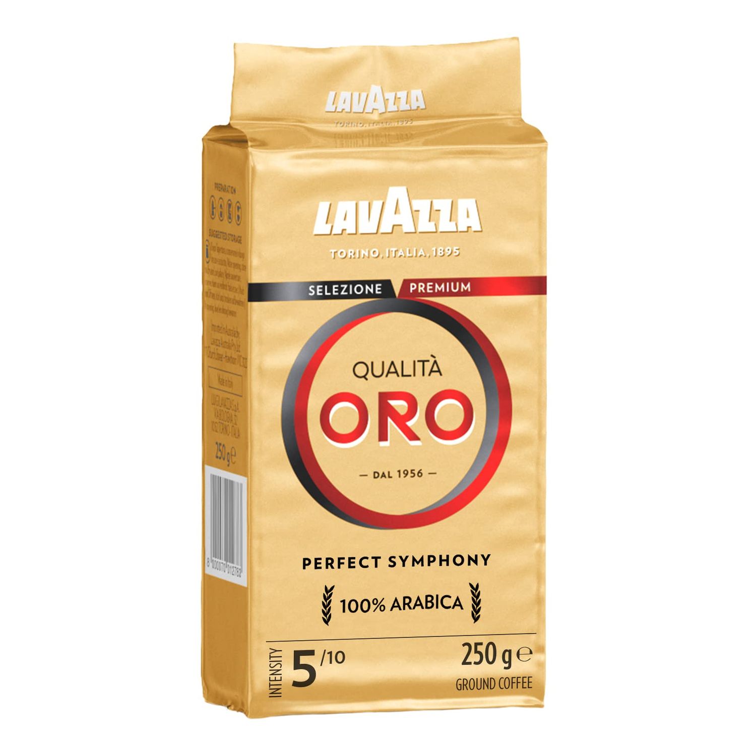 LAVAZZA QUALITA ORO ARABICA GROUND COFFEE, 250GMS(VACUUM PACK)